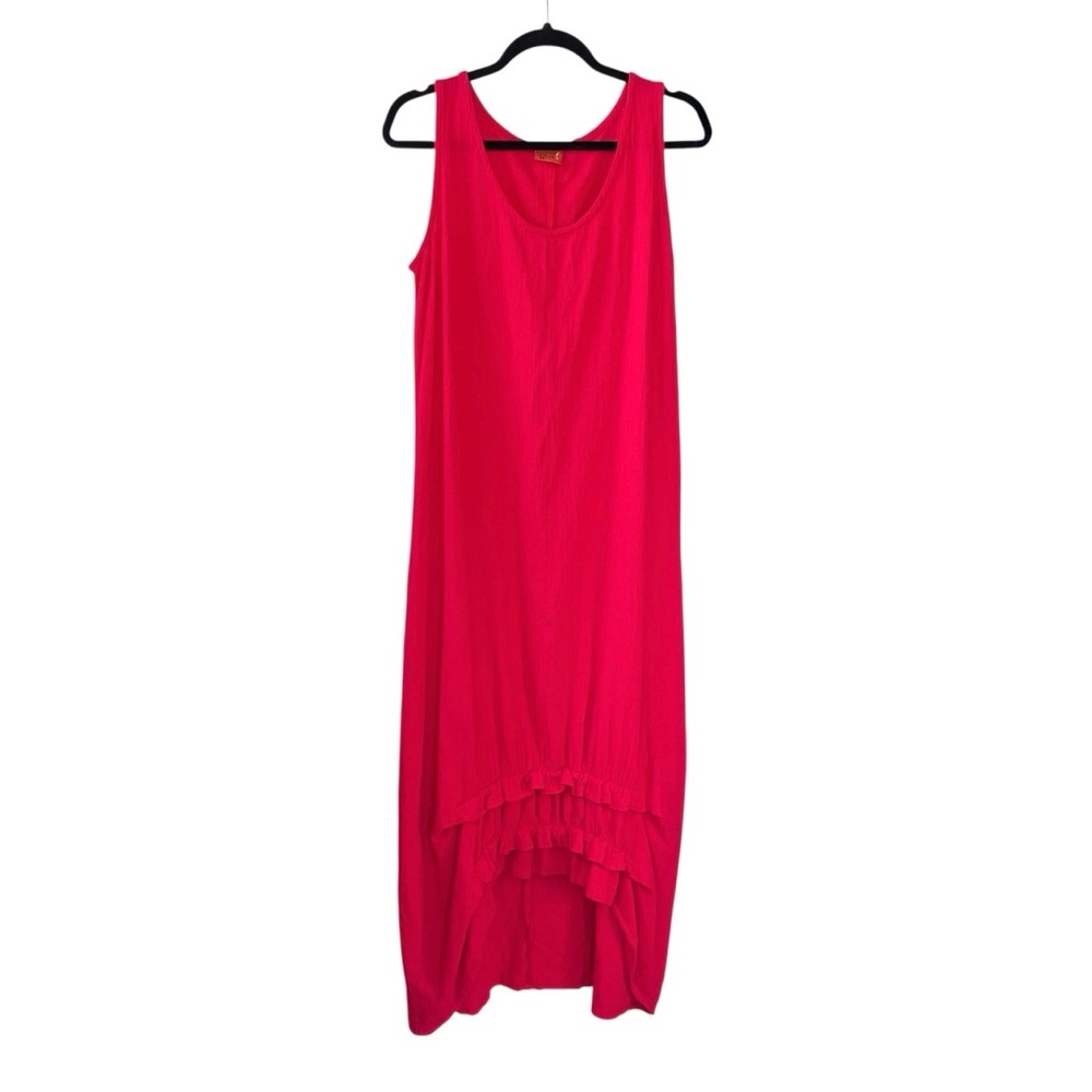 Oh My Gauze Cotton Sleeveless Maxi Dress Small Medium